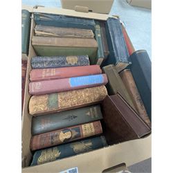 Large collection of books, including Frank Buckland - Curiosities of Natural History, Natural History of Birds, The Novels Charles Dickens, Pickwick Club, etc  