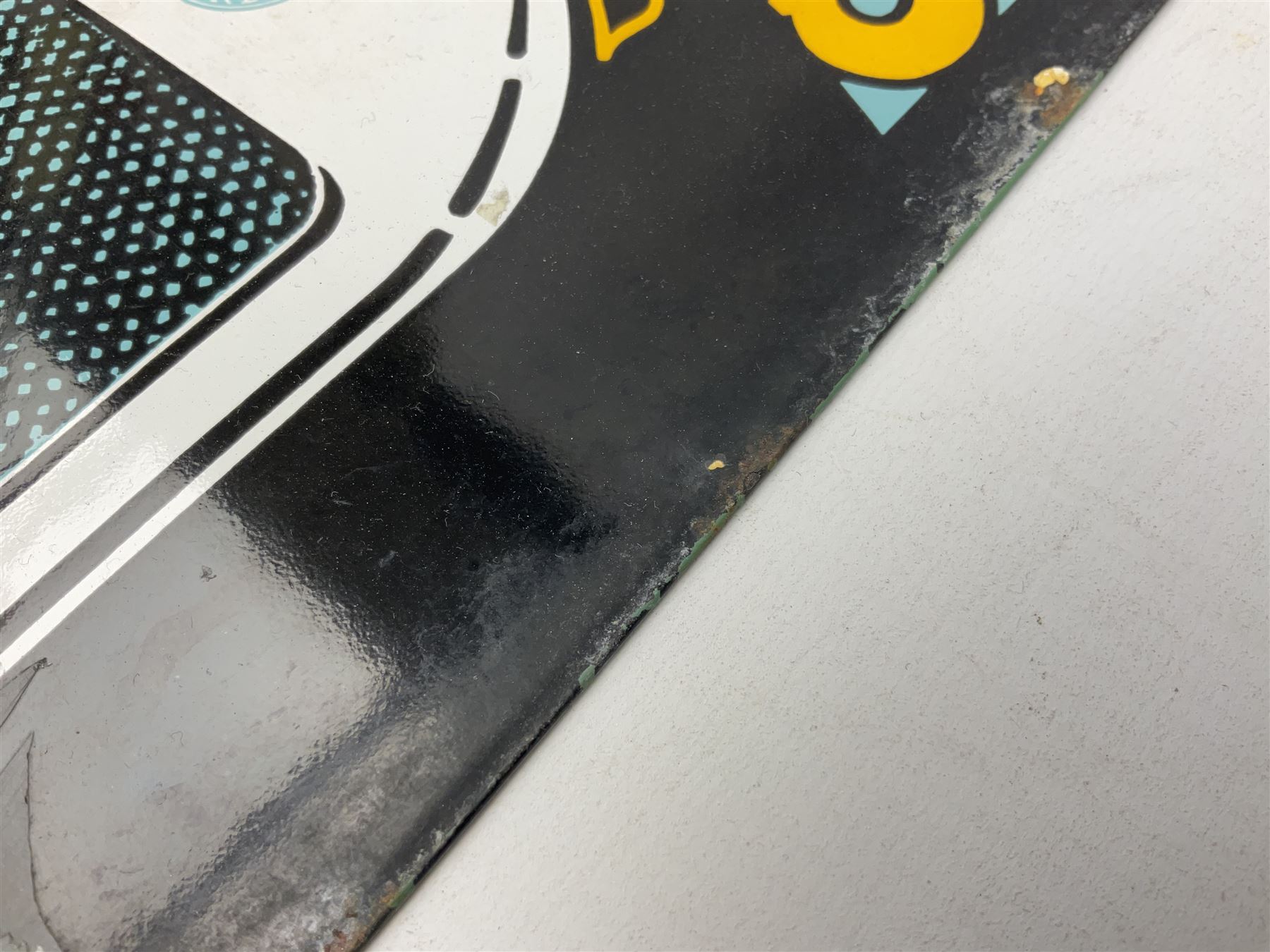 Morris Service enamel advertising sign, H26cm W18cm