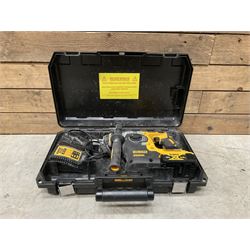 DeWalt DCH273 18V brushless hammer drill, with battery and charger