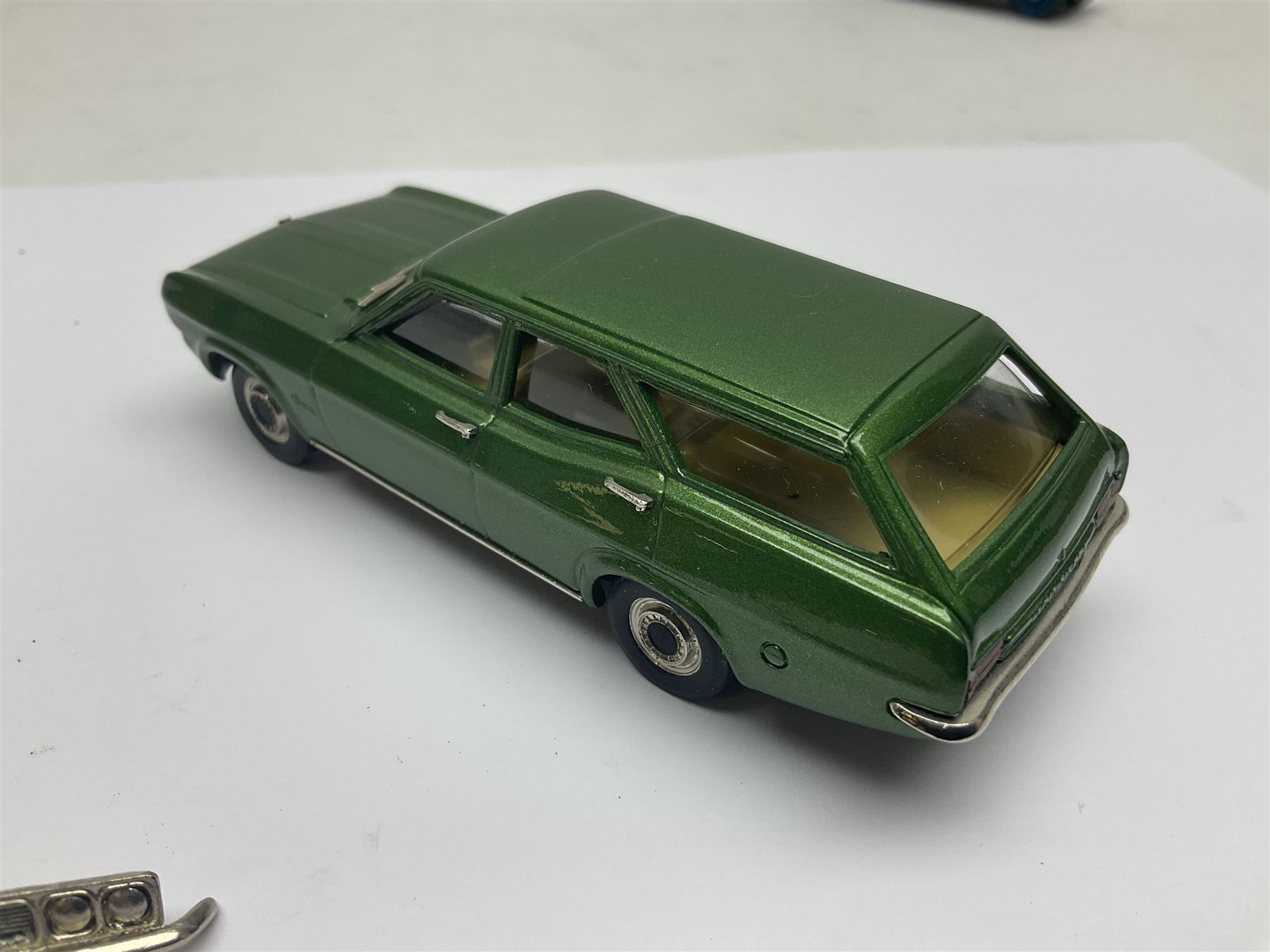 Eight Lansdowne Models 1:43 scale models - 1963 Singer Gazelle, 1958 Hillman Jubilee Minx, 1956 Austin A90, 1952 Singer SM 1500, 1957 Hillman Minx Series 1 Estate, 1958 Austin A105, 1936 Riley Adelphi; and 1968 Vauxhall Victor FD Estate; all unboxed (8)