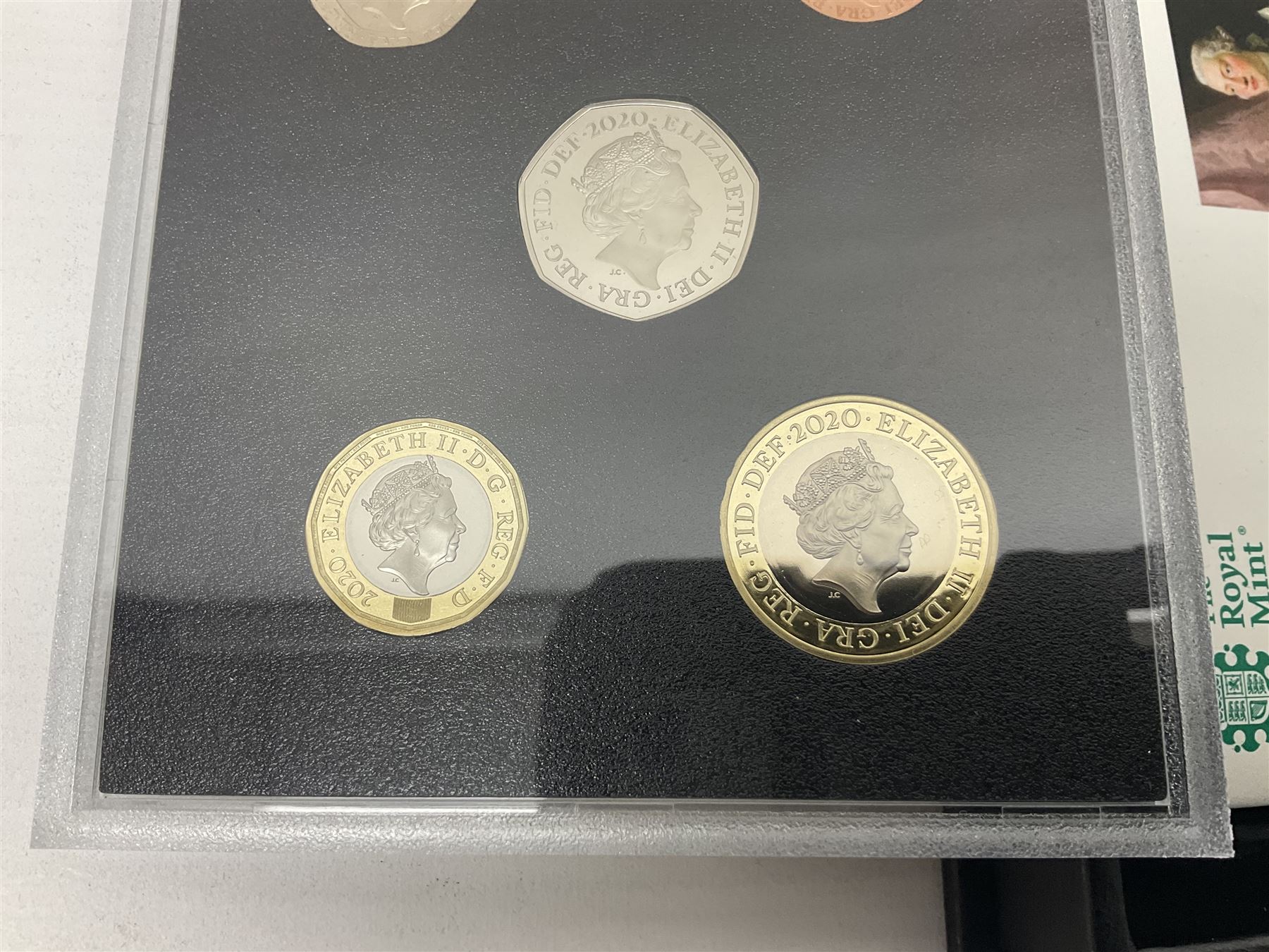 The Royal Mint United Kingdom 2020 proof coin set collector edition, cased with certificate