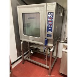 Hobart CSD1013G commercial single phase oven, with stand- LOT SUBJECT TO VAT ON THE HAMMER PRICE - To be collected by appointment from The Ambassador Hotel, 36-38 Esplanade, Scarborough YO11 2AY. ALL GOODS MUST BE REMOVED BY WEDNESDAY 15TH JUNE.
