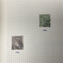 1850s and later mostly Spanish stamps including, imperf examples, some mint stamps, commemorative issues etc, housed in two albums 