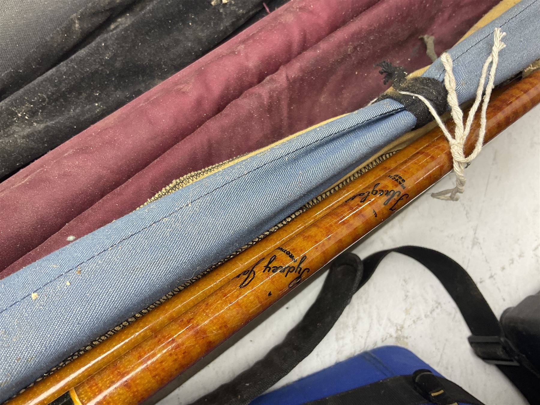 Abu Ambassadeur 7000 multiplier reel, Tenax century Ex4000 reel, fishing rods, nets and other fishing equipment 