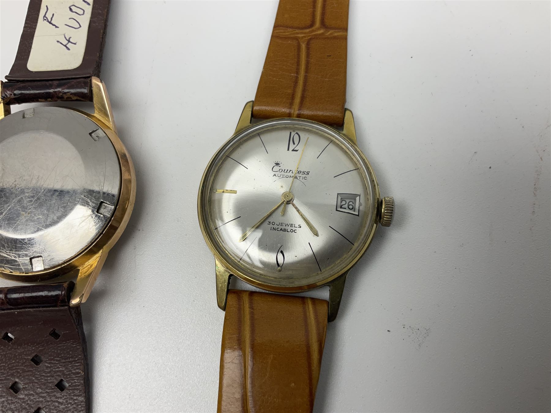 Four manual wind wristwatches including Legion, Nelson Super Strong