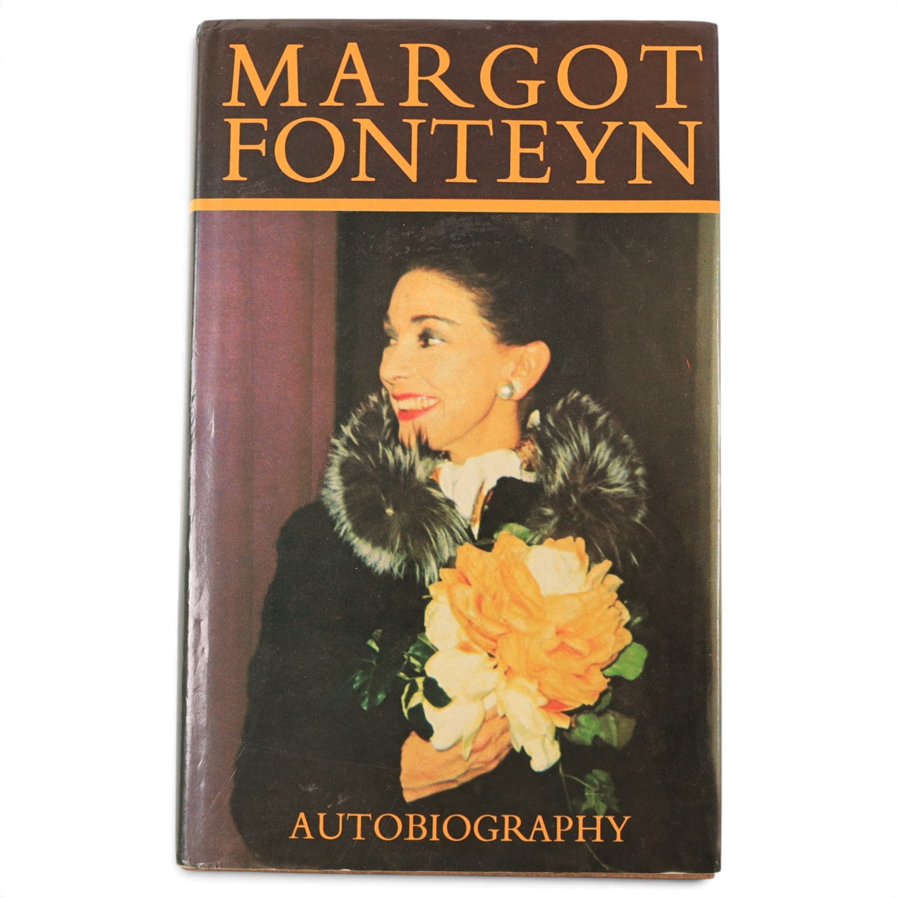 Signed copy of ballerina Dame Margot Fonteyn's autobiography, together with three Darlington Civil Theatre programmes for the event 'Margot Fonteyn in a Gala Evening of Ballet' 