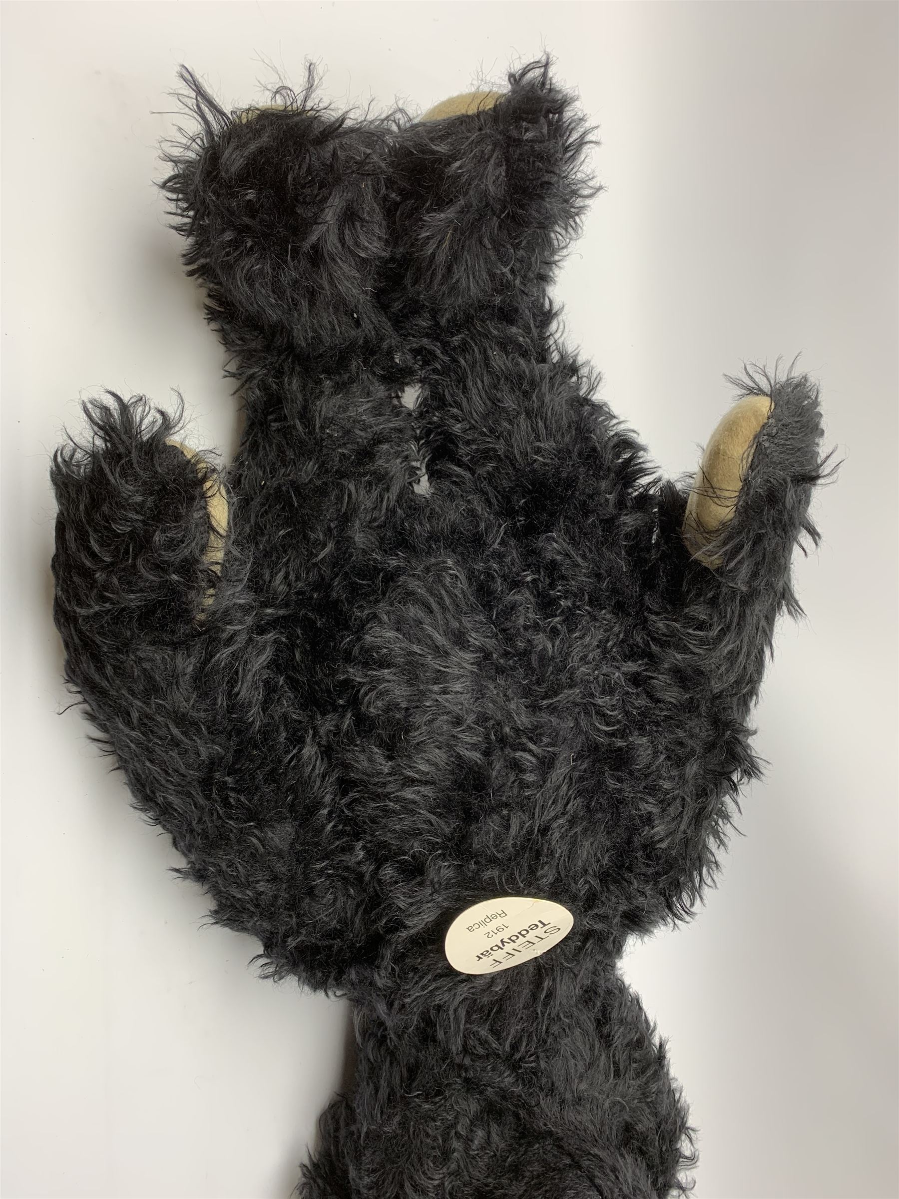 Steiff 2003 limited edition 'Teddy Bear 1912' Titanic commemorative black memorial bear, No.1816/1912, H27.5