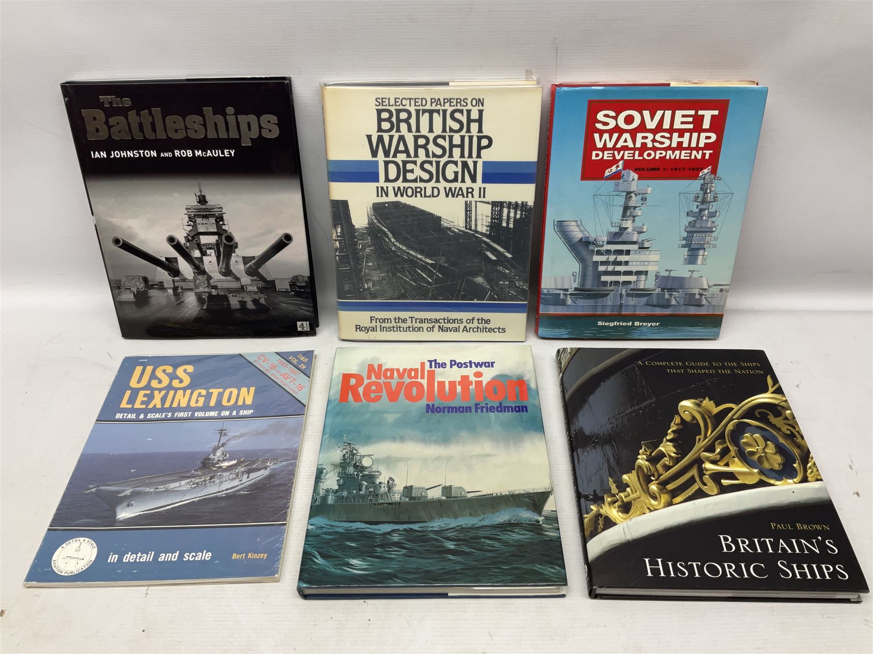 Seventeen books of maritime and naval interest including warship design and development, German Navy WW2, battleships, aircraft carriers etc