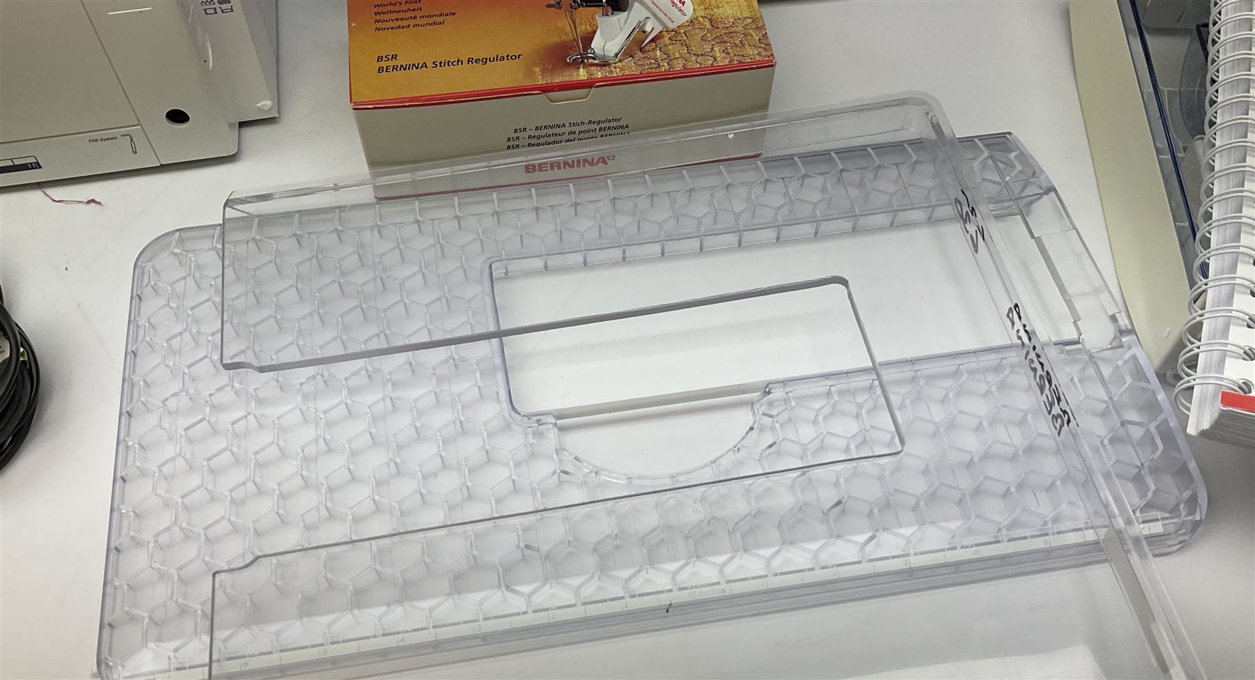 Bernina 'Artista' 630 computerised sewing machine with stitch regulator, carrying case, instruction booklet and accessories, in original box