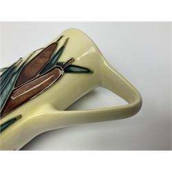 Moorcroft jug, decorated in Bulrush and Water Lily pattern, with printed marks beneath, H24cm