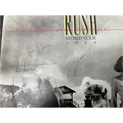 Ozzy Osbourne Shot in the Dark single, Rush World Tour magazine etc 