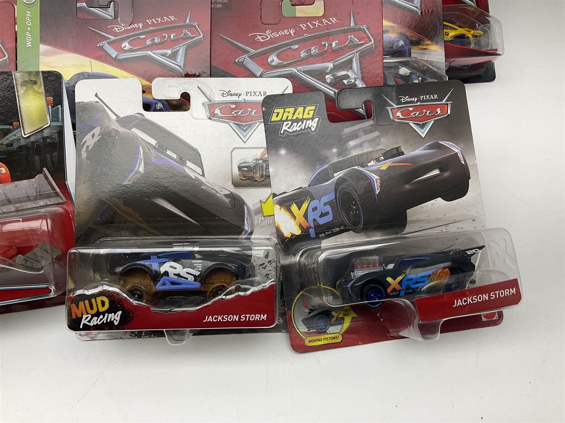 Disney Pixar 'Cars' - thirty-four Mattel carded die-cast models; all in unopened blister packs (34)