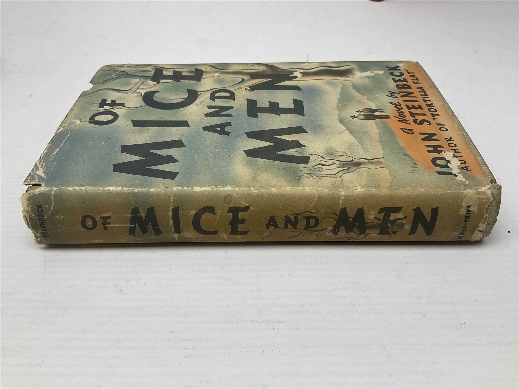 John Steinbeck; Of Mice and Men, first edition, second printing, New York: Covici Friede, 1937, 2nd printing with 'loosely' to page 9 and The Moon is Down, fist edition, Windmill Press, Surrey 1942