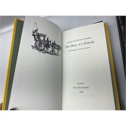 Folio Society; twenty two volumes, to include Wind in the Willows, The Scarlet Pimpernel, The Diary of Nobody, Jude the Obscure, The Great Plague etc 