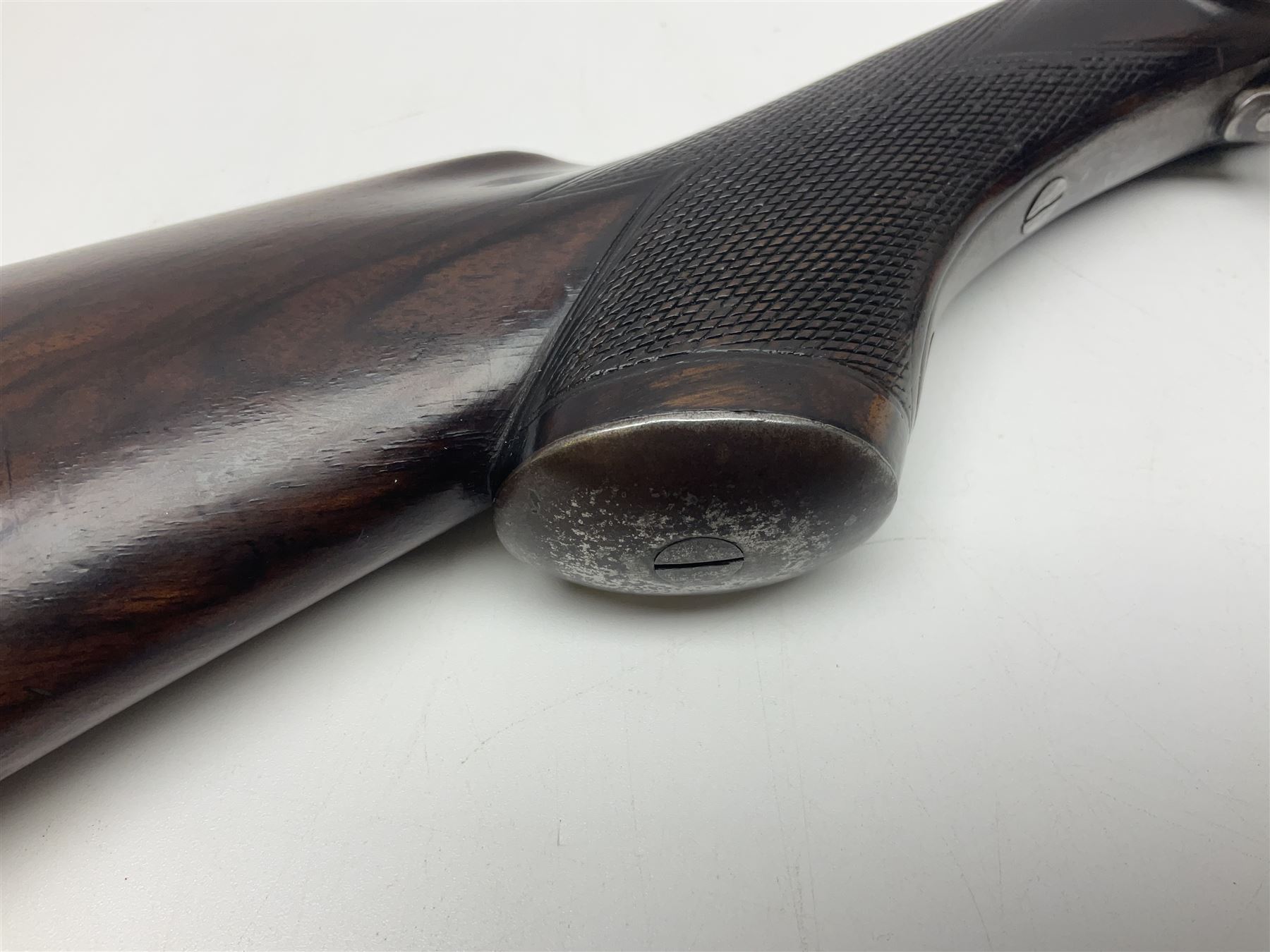 W.R. Pape Newcastle-upon-Tyne .297/250 Rook rifle, the 69cm (27
