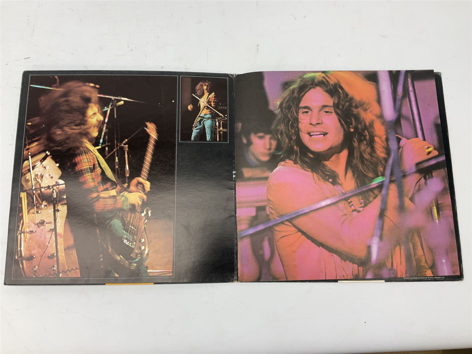 Three Black Sabbath UK first press vinyl LP albums, comprising Vol.4 vinyl LP original UK first pressing on the Vertigo swirl label and swirl inner sleeve, 6360 071, 1972, together with Black Sabbath Master of Reality vinyl LP original UK first pressing on the Vertigo swirl label, 6360 050, 1971, and Technical Ecstasy vinyl LP original UK first pressing, with Vertigo spaceships label, 9102 750, 1976