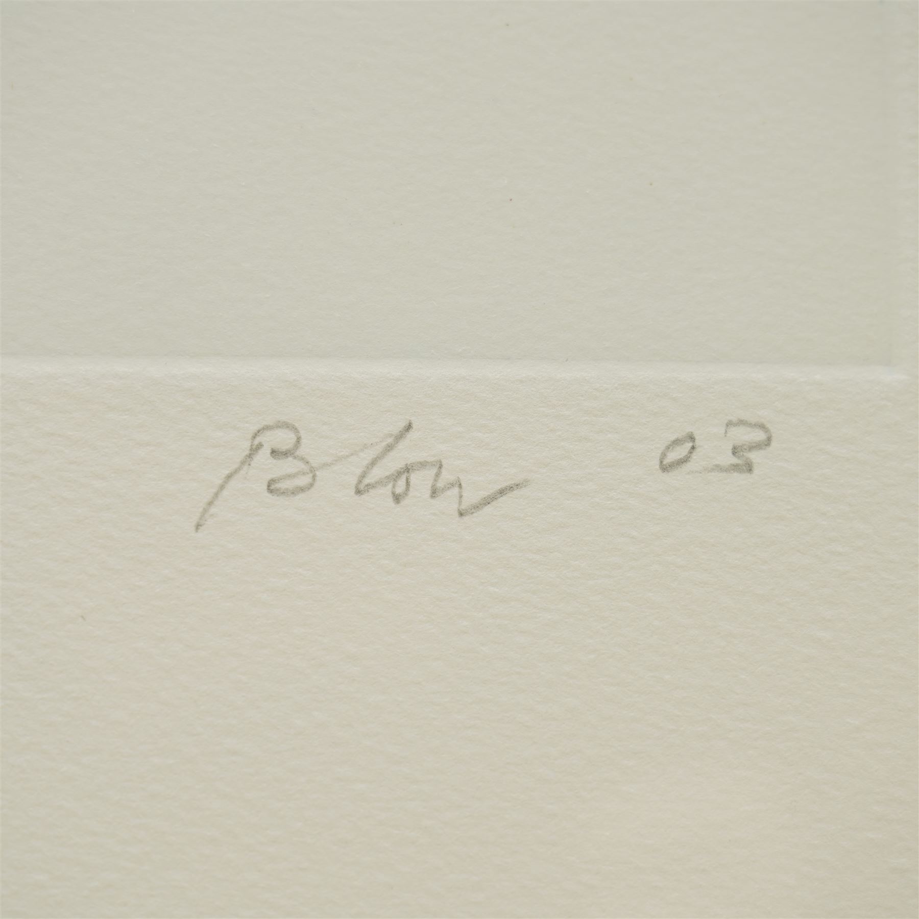 Sandra Blow (British 1925-2006): 'Revolve', etching and aquatint in colours signed titled numbered 30/75 and dated '03 in pencil 75cm x 72cm
Provenance: The Stour Gallery, Eastway, London 