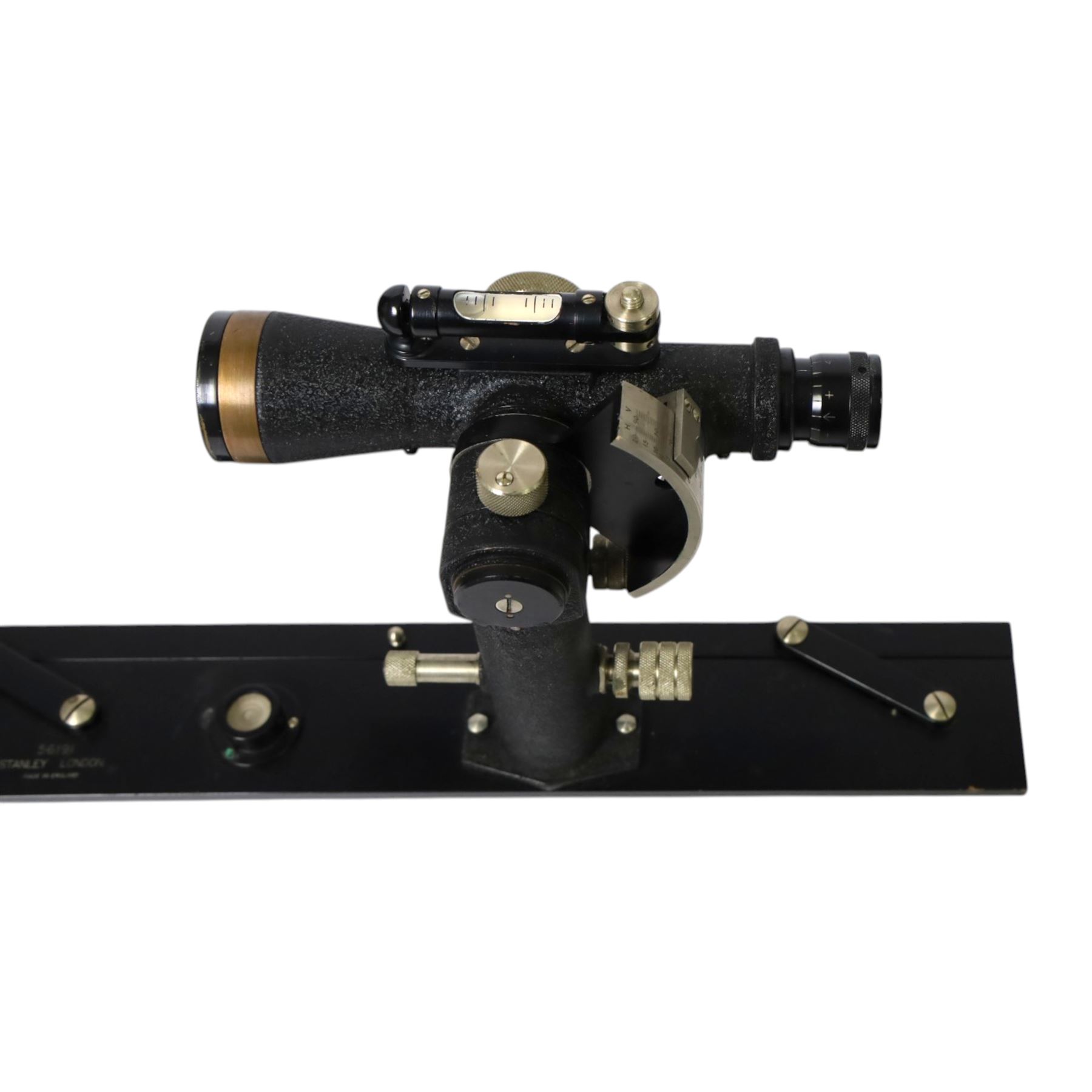 Two theodolites, comprisig E.R Watts & Son example no. 21197 and a Stanley example no. 56191, both boxed