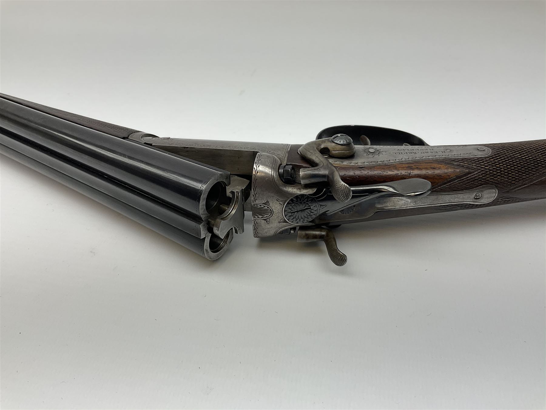H. Esau Akrill Beverley .410 sidebyside double barrel shotgun, 71cm
