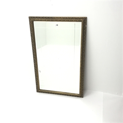  Gilt framed bevel edge mirror, W61cm, H96cm  