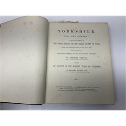 Baines,Thomas: Yorkshire Past and Present, vols I - IV, pub by William Mackenzie, 22 Paternoster Row, London