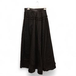 Collection of antique and vintage clothing, including lace dress  