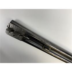 Very fine Westley Richards 12-bore side-by-side double barrel boxlock ejector live pigeon sporting gun, c1910, very heavy and thick 76.5cm blued tightly choked barrels with 2.5