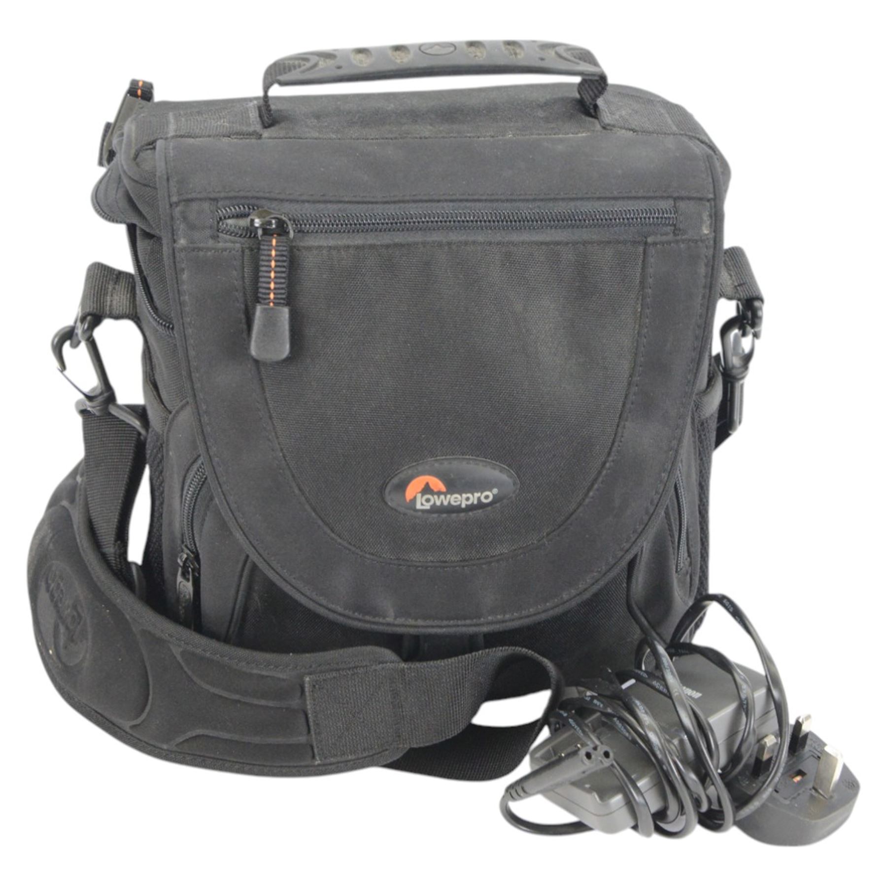Canon EOS 400D DSLR camera body serial no. 1781161963, with Canon EF-S 18-55mm 1:3.5-5.6 zoom lens, in carrycase with accessories and a Manfrotto 290 tripod