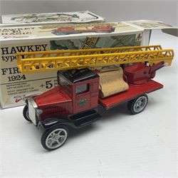 Kovap - eleven tinplate models to include Tractor and Trailer, Road Roller 1927, Moving Moneybox 1924, Hawkeye type B 1924, Boy on a Tricycle; all in original boxes 