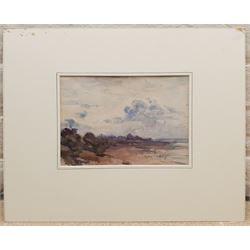 John Kidd Maxton (Scottish 1878-1942): Coastal Landscape, watercolour signed 15cm x 21cm (mounted)
