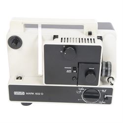 Two Eumig projectors, comprising Mark 602 D and R2000 examples, one in tartan carry case, the other boxed