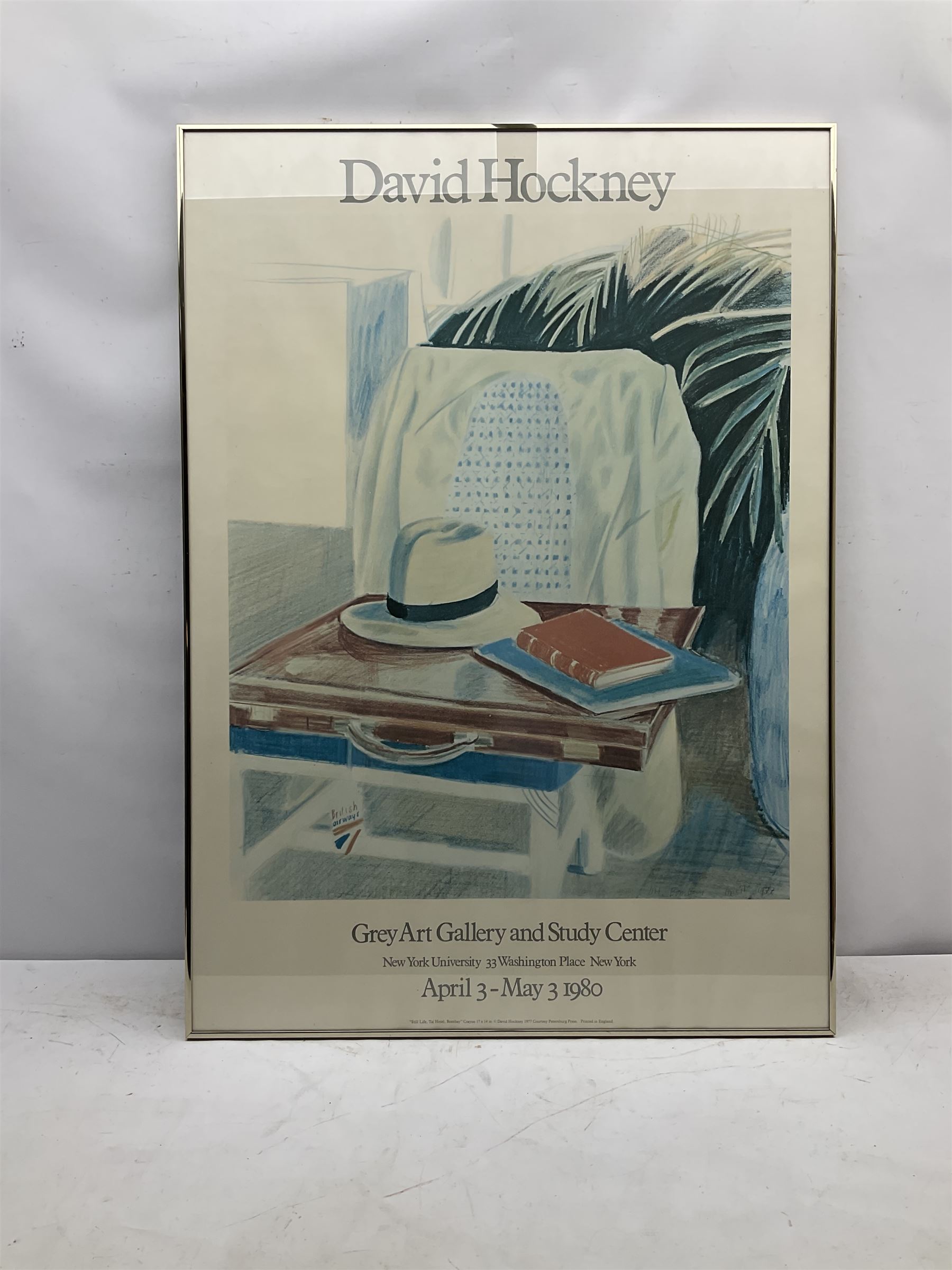 David Hockney (British 1934-): Exhibition poster 