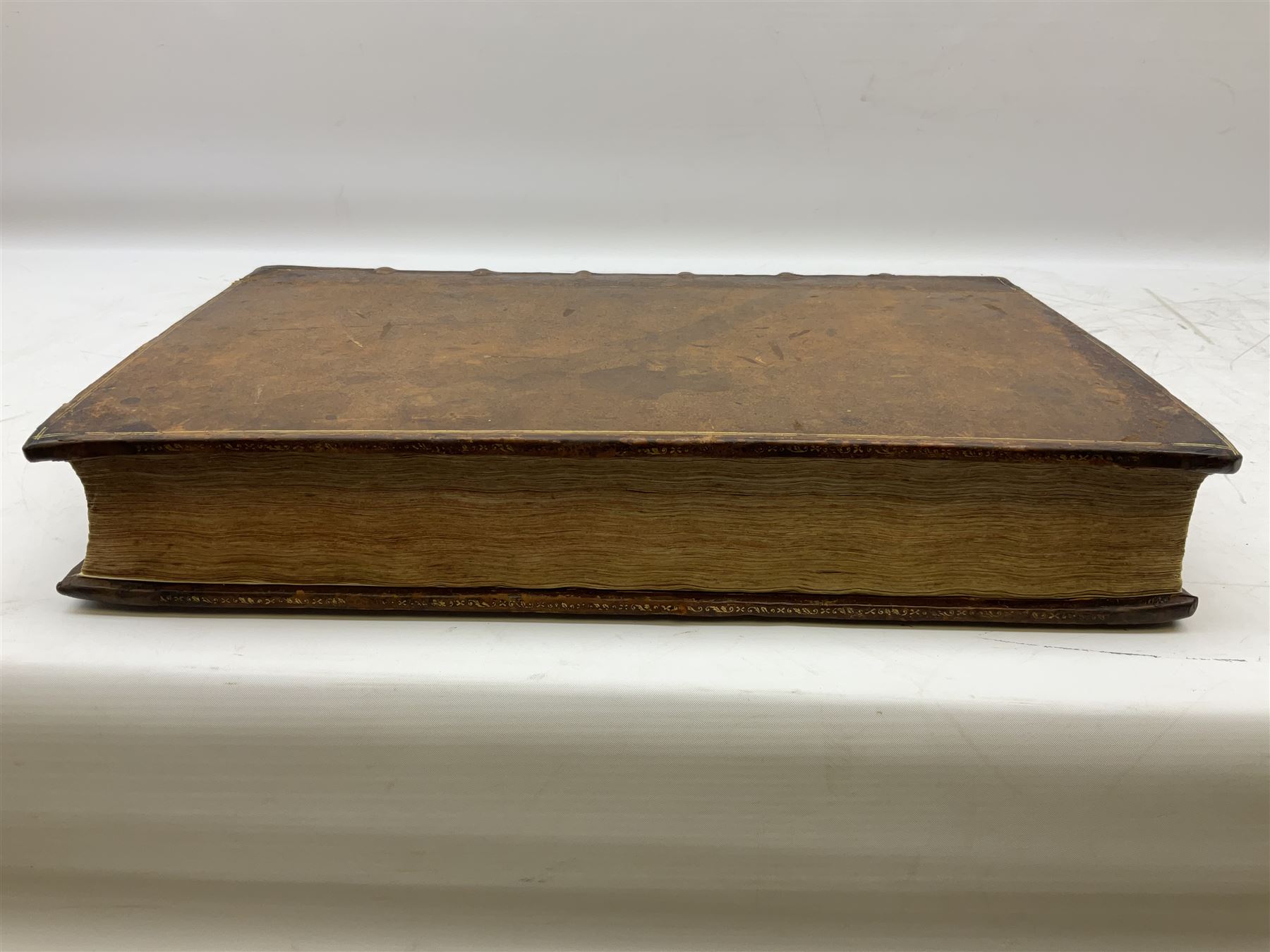 Drake Francis: Eboracum: Or The History And Antiquities Of The City Of York. 1736 William Boyer London, with copper plates, rebacked full calf binding