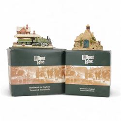 Two Lilliput Lane illuminated models, co