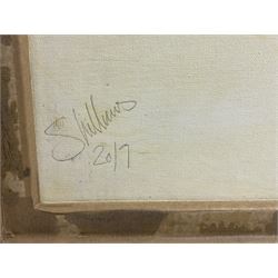 Sarah Williams (British 1961-): Ram's Head, Oil on Canvas.

Sarah graduated from Norwich School of Art and Design in 1984 with a first-class BA Hons in Fine Art and, having won the Stowell's Trophy, was awarded an unconditional place to study MA Painting at the Royal Academy. She comes from a family of creative talent - her father, Reg Williams, was a member of the York Four. 

She has exhibited in galleries around England and has had her own businesses in Interior Design, Architectural Design, Furniture Design and Jewellery. Sarah has recently returned to painting full-time and, having used a multitude of mediums in her creative work, now confesses she is an oil-paint addict. It is 