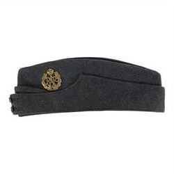 WWII service caps, comprising RAF cap and belt, Army Service Corps cap  by Sanders and Brightman and Auxiliary Territorial cap