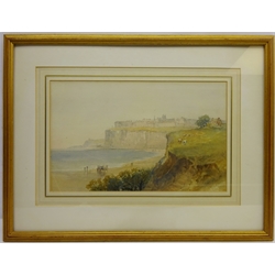  South Coast View, 19th/early 20th century watercolour unsigned 24.5cm x 39.5cm   