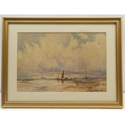 Albert George Strange (British c.1855-1917): Coastal Landscape, watercolour signed 23cm x 35cm