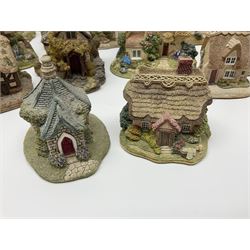 Twenty five Lilliput Lane, to include Village School, Greensted Church, The Chocolate House etc 