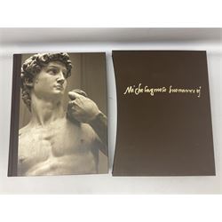 Folio Society; nine volumes, comprising Civilisation, The Folio Book of Days, Shakespeare's Life and World, The Pre-Raphaelites and Their World, Mozart, Beethoven, Michelangelo, Leonardo Da Vinci and The Folio Society book of the 100 Greatest Paintings 