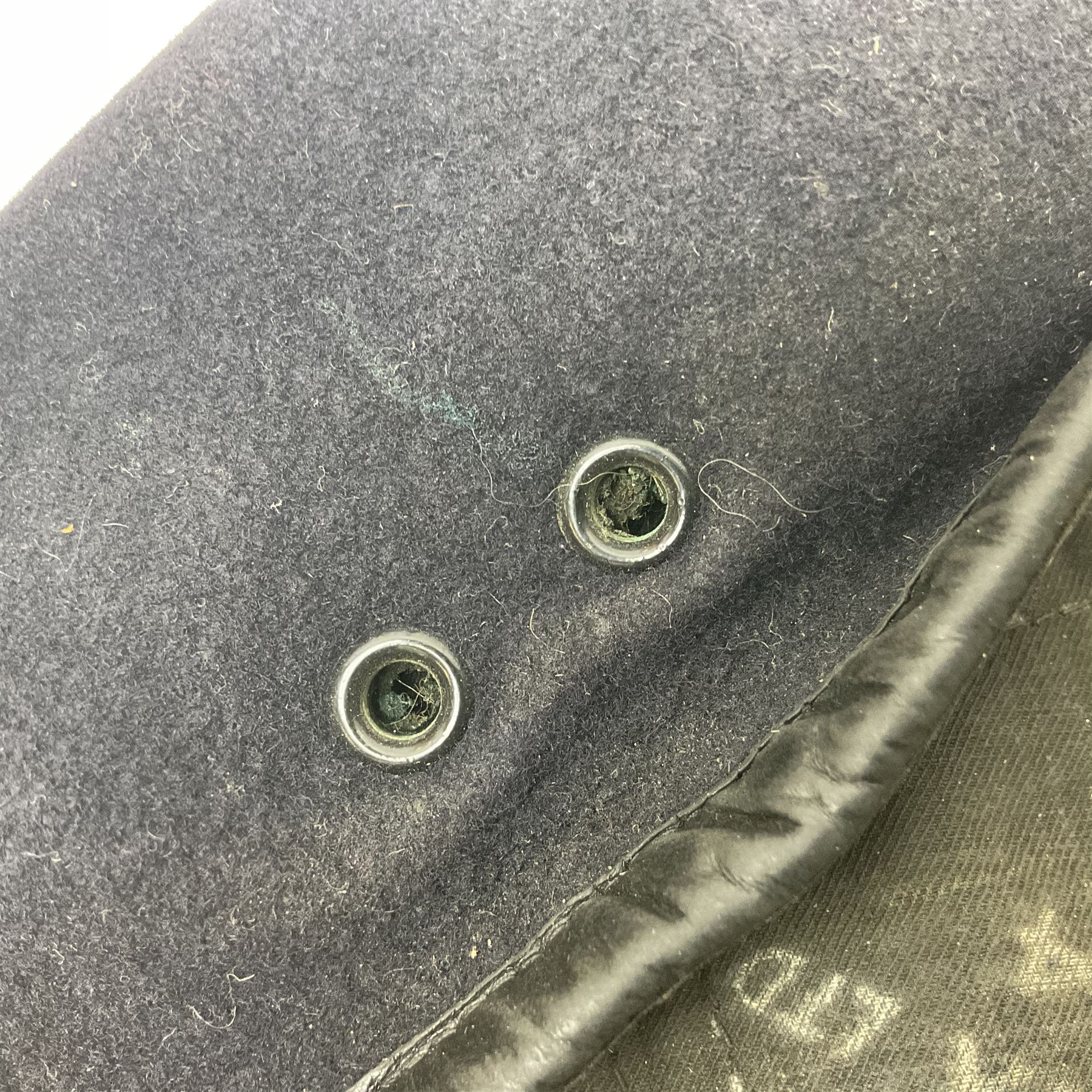 Collection of nineteen British Army booklets 1940s - 1970s including Small Arms Training 1944, various Infantry Training, Cadet Training Manual 1978, Signal Training, Commander's Aide Memoires etc; 1950s blue beret with Yorks Brigade badge; part travelling toilet set in cloth roll; all contained in pine box with webbing straps