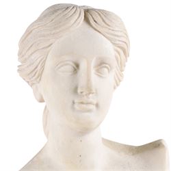 20th century resin sculpture, modelled as the Venus de Milo, H77cm