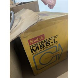 Four projectors, including Kodak Instamatic M55-L, Eumig P8 Automatic and an Aldis SP150, all boxed and a Kodascope