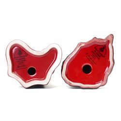 Three Royal Doulton flambe figures  'Wizard' HN3121,  'Eastern Grace' HN3683 limited edition 902/2500 and 'Genie' HN2999 (3)