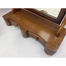 Two Victorian dressing table mirrors, tallest H58cm