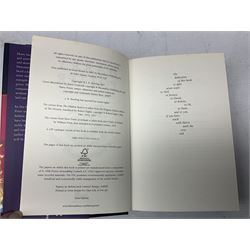 Collection of first edition books, to include J.K. Rowling; Harry Potter and the Goblet of Fire, Harry Potter and the Order of the Phoenix, Harry Potter and the Half Blood Prince, Harry Potter and the Deathly Hallows, Harrius Potter et Philosophi Lapis, G.P.Taylor; Shadowmancer, signed by author, Hans Hass; Men and Sharks, etc (15)    