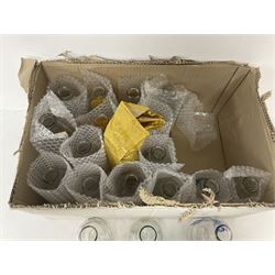 Twenty one vintage advertising milk bottles