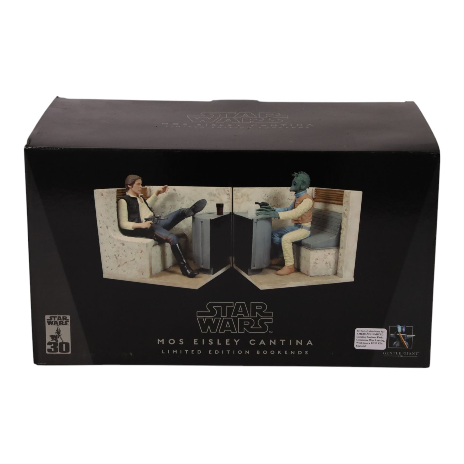 Gentle Giant pair of limited edition Star Wars Mos Eisley Cantina bookends, no. 8129, limited edition no. 1244/3500, boxed