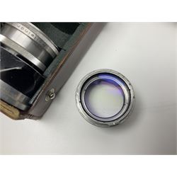 Rollei Rolleiflex 3.5C camera body, serial no 1775847, with 'Planar 1.35 f-75mm' lens serial no 1788432 and 'Heidosmat 1:2.8/75' lens serial no 2440876, complete with a cased set of additional lenses 