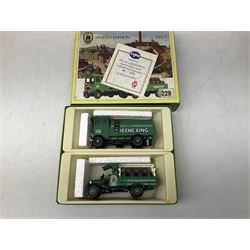 Nineteen boxed Corgi die-cast models sets, to include 50th Anniversary Battle of Britain, The Ruddles, The Bass, Ford- the general utility car, 150th Anniversary Penny Post, White Bread, Charrington etc